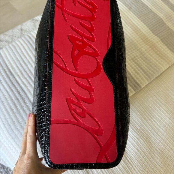 Christian Louboutin Cabarock Crocodile-embossed Leather Tote - Large - Picture 8 of 11